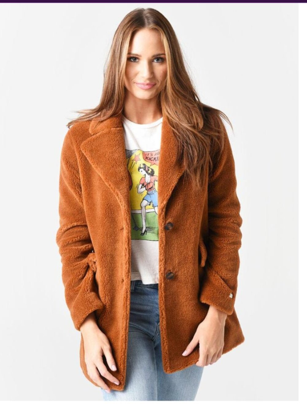 Soia & Kyo - Women's Amelot Sherpa Coat - XS